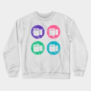 Toilet Paper 2020 Year of the Roll Pink Purlpe Teal VSCO Girl Gifts Crewneck Sweatshirt